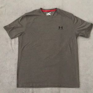 Under Armour Gray Heat Gear T-shirt Large